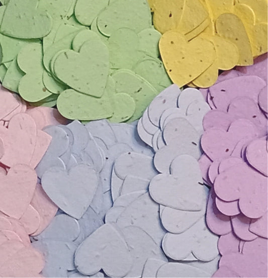 Seed Paper Hearts Mix - Cheap Seeds, LLC
